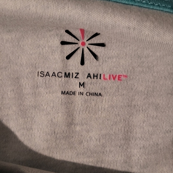 Issac Mizrahi Live Gradient Ombre Short Sleeve Cotton Top - Picture 7 of 7